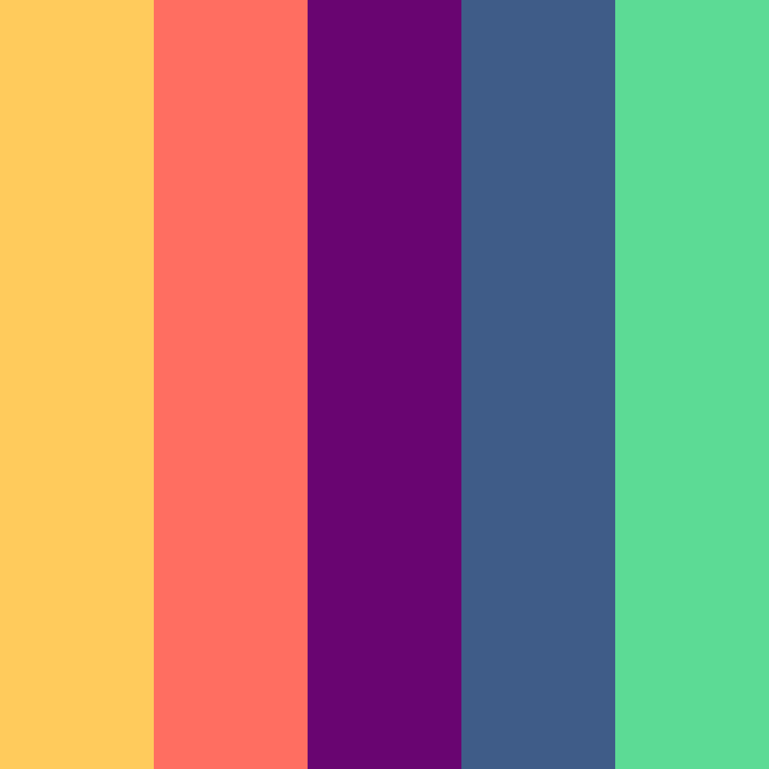 Download vibrant yellow color palette PNG image (square)