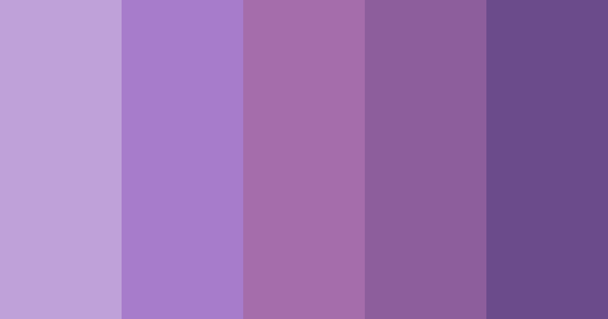 Download shades of lilac color palette PNG image (landscape)