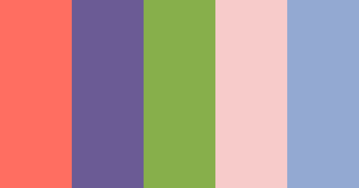 Download vibrant pink color palette PNG image (landscape)