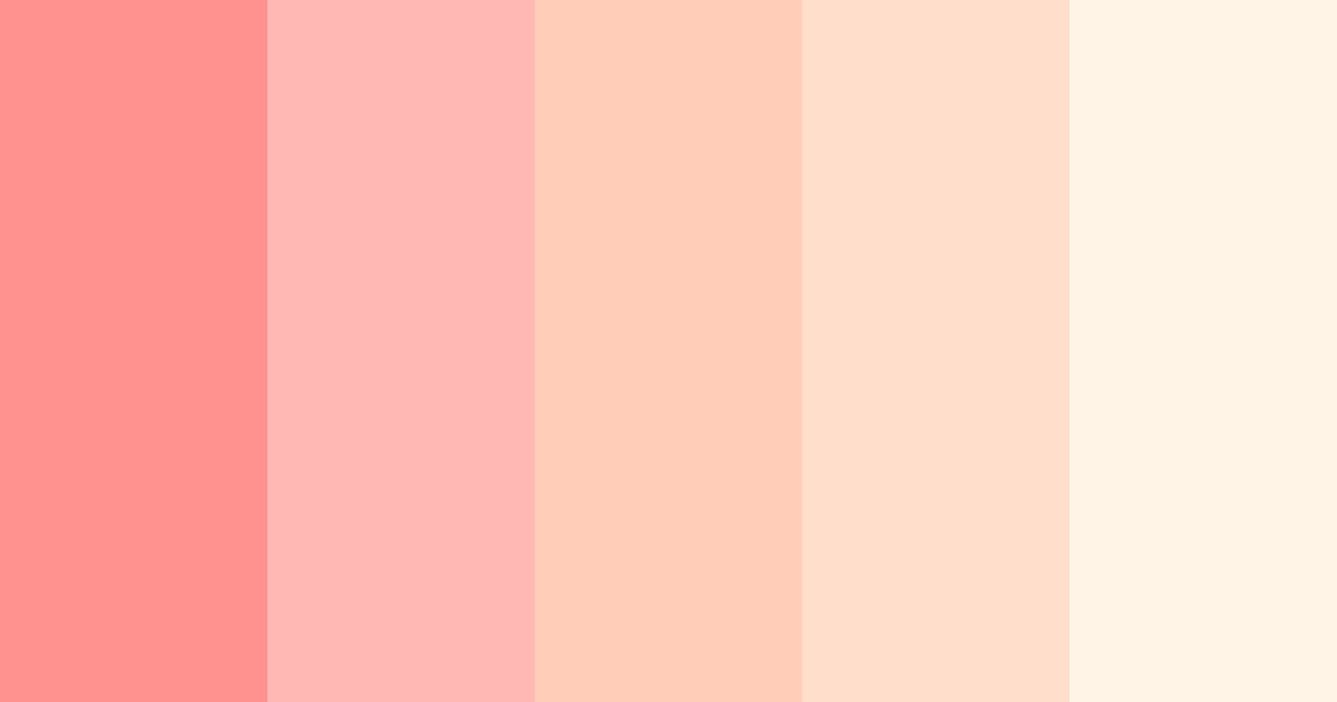 Download blossom serenade color palette PNG image (landscape)