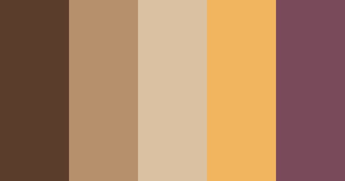 Download rustic reverie color palette PNG image (landscape)