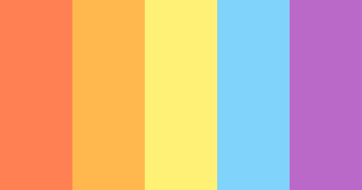 Download coral dream color palette PNG image (landscape)