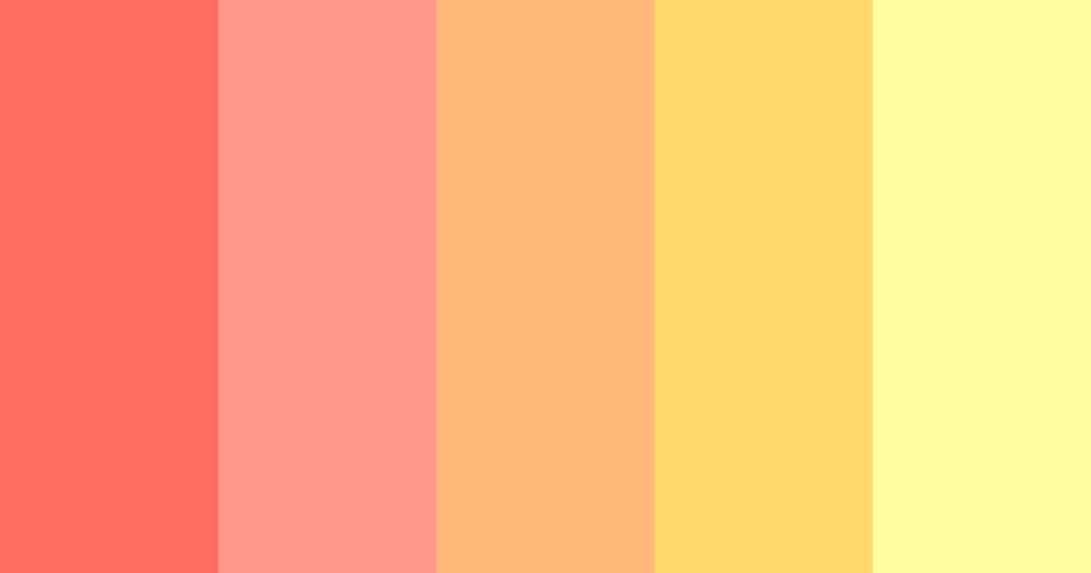 Download sunset serenade color palette PNG image (landscape)
