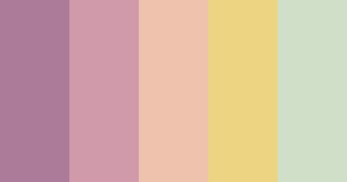 Download faded whispers color palette PNG image (landscape)