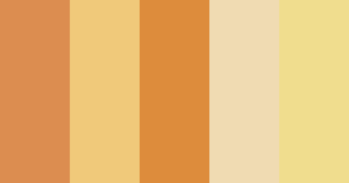 Download autumnal glow color palette PNG image (landscape)