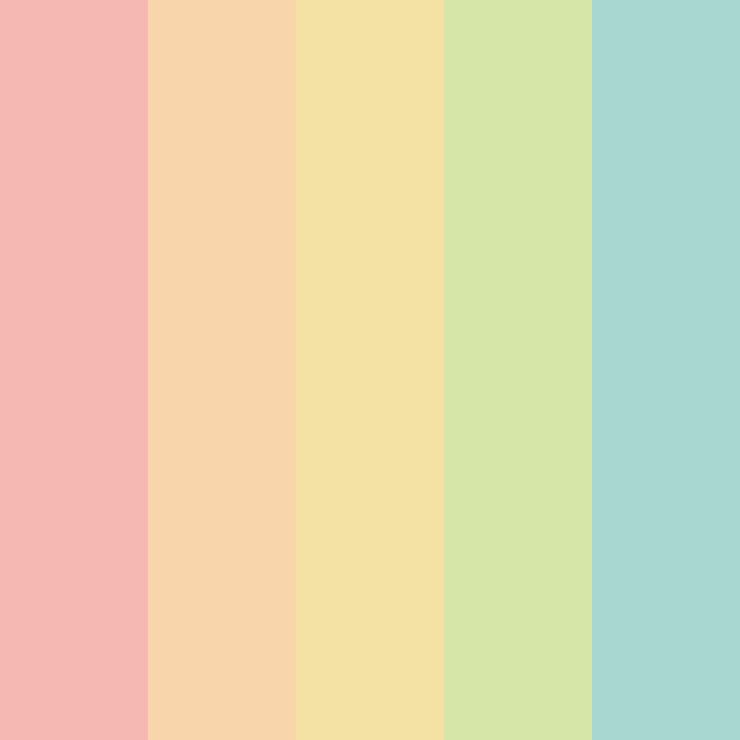 Download whimsical wasabi dreams color palette PNG image (square)