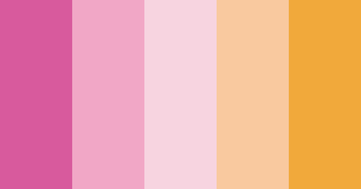 Download pink sunset color palette PNG image (landscape)