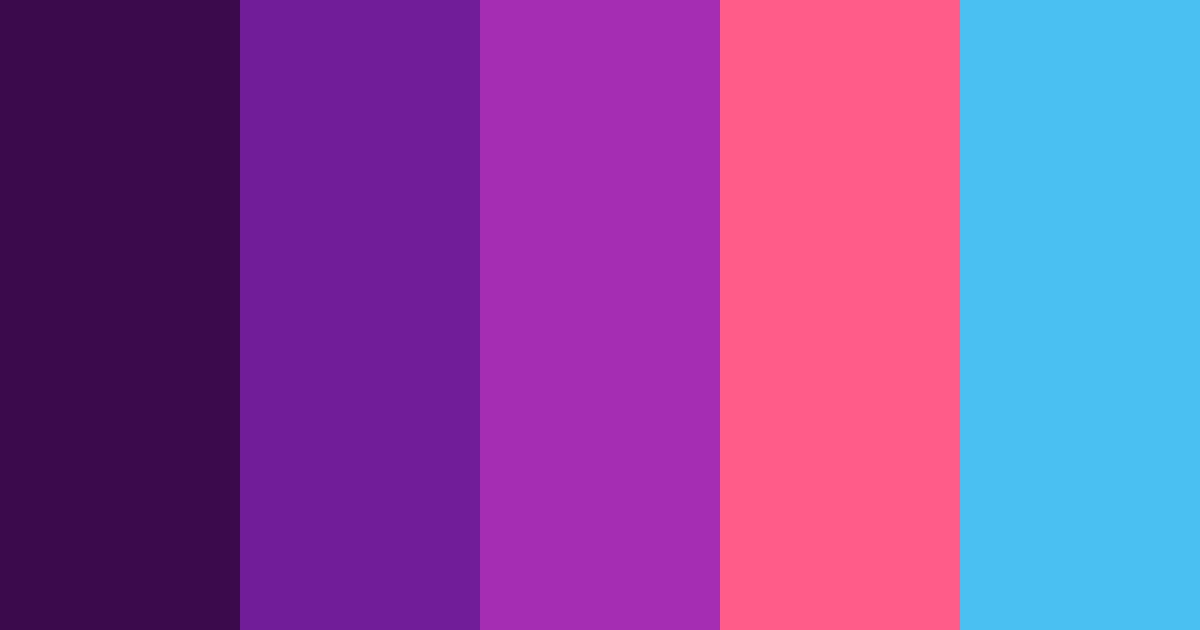 Download violet nebula color palette PNG image (landscape)