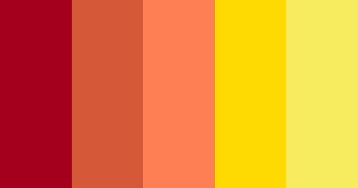 Download autumn ember glow color palette PNG image (landscape)