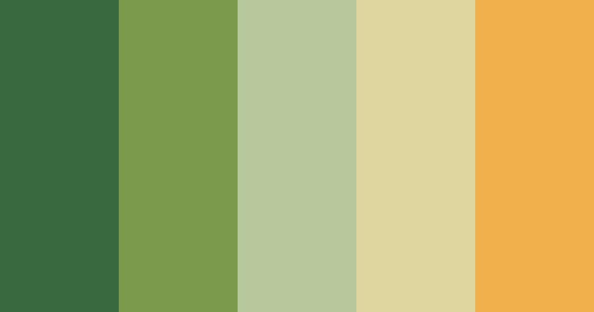 Download emerald grove color palette PNG image (landscape)