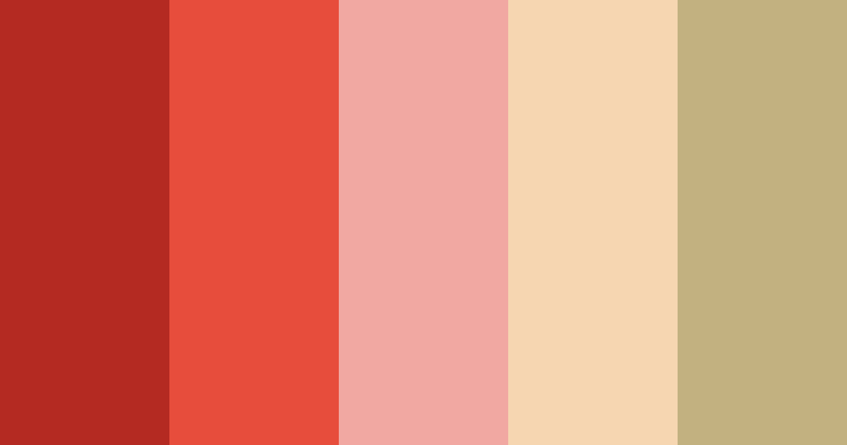 Download red cookie delight color palette PNG image (landscape)