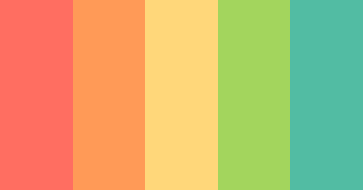 Download coral breeze color palette PNG image (landscape)