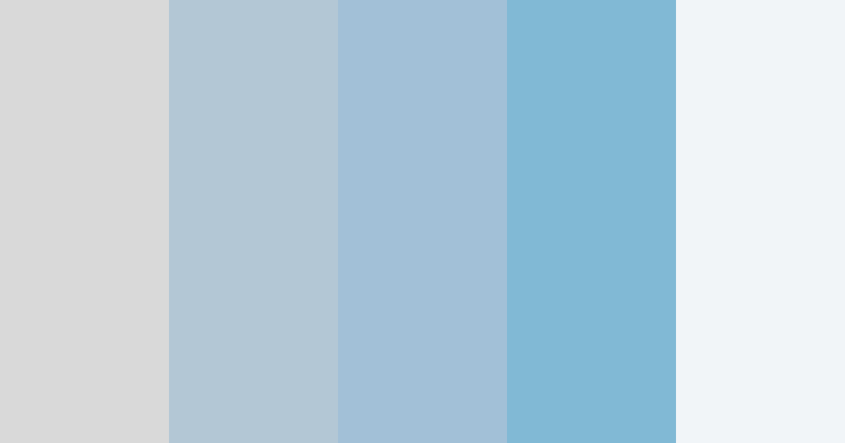 Download cool blue color palette PNG image (landscape)