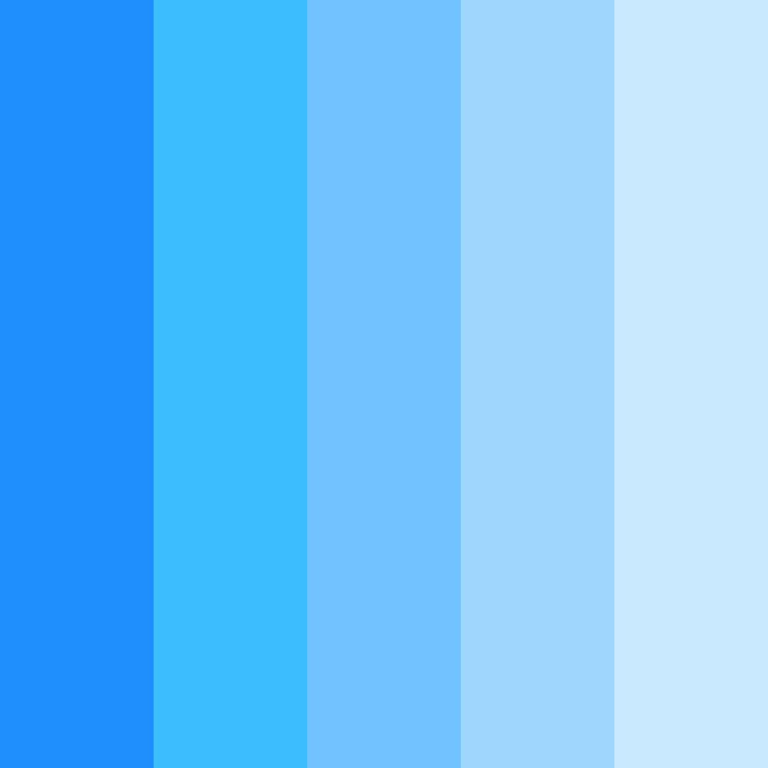 Download light azure color palette PNG image (square)