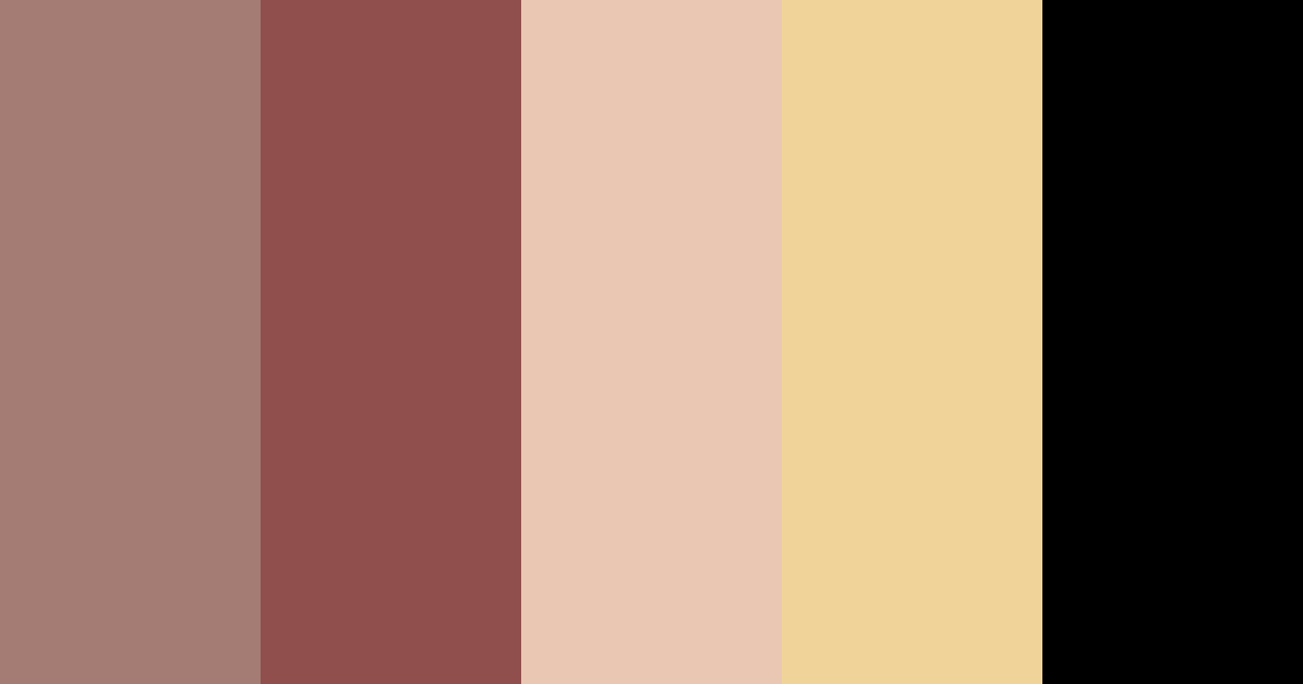 Download rosewood reverie color palette PNG image (landscape)