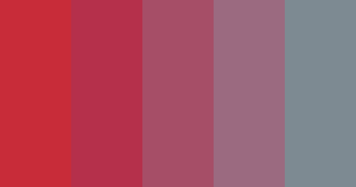 Download shades of red color palette PNG image (landscape)