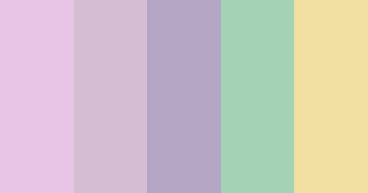 Download enchanted veil color palette PNG image (landscape)