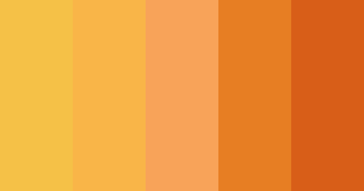 Download tuscan sunrise color palette PNG image (landscape)