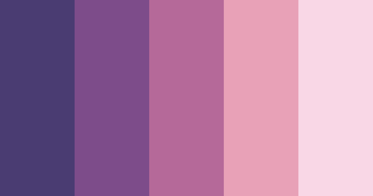 Download dark pink color palette PNG image (landscape)