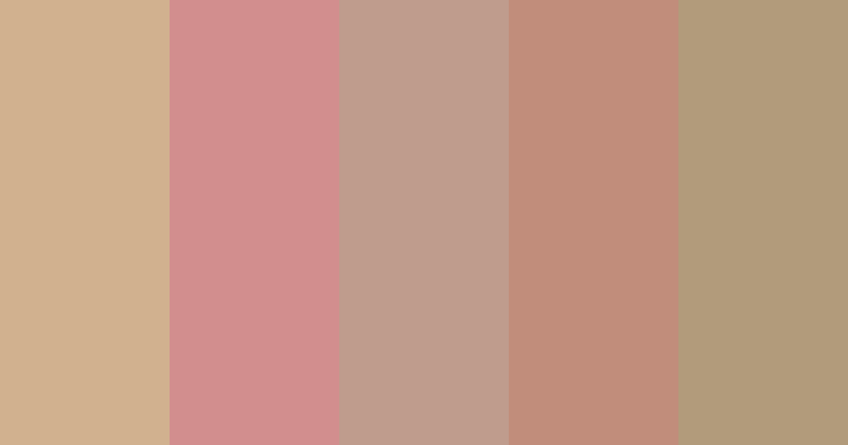 Download warm beige color palette PNG image (landscape)