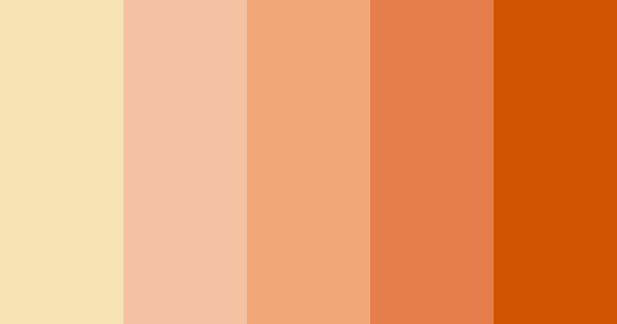 Download creamy caramel dreams color palette PNG image (landscape)