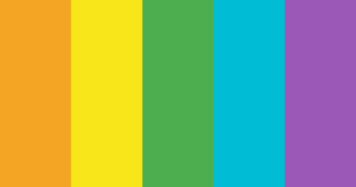 Download vibrant yellow color palette PNG image (landscape)