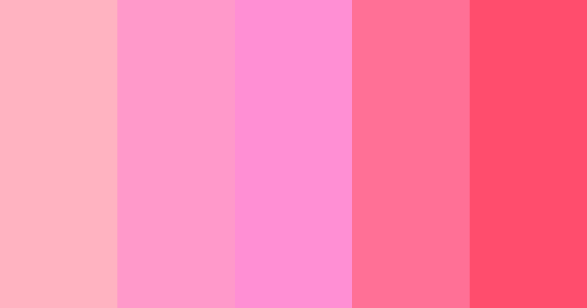 Download cotton candy bliss color palette PNG image (landscape)