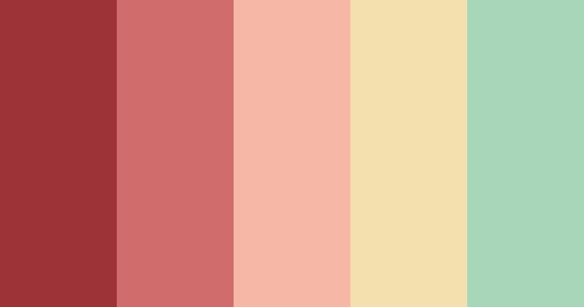 Download red elegance color palette PNG image (landscape)