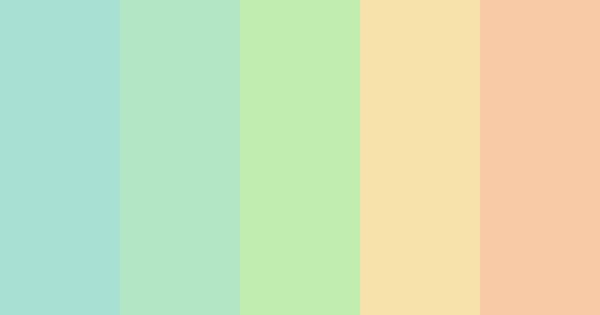 Download serene succulent color palette PNG image (landscape)