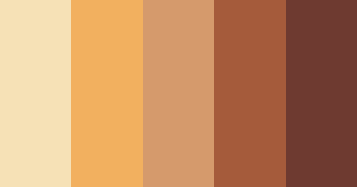 Download mindful brown color palette PNG image (landscape)