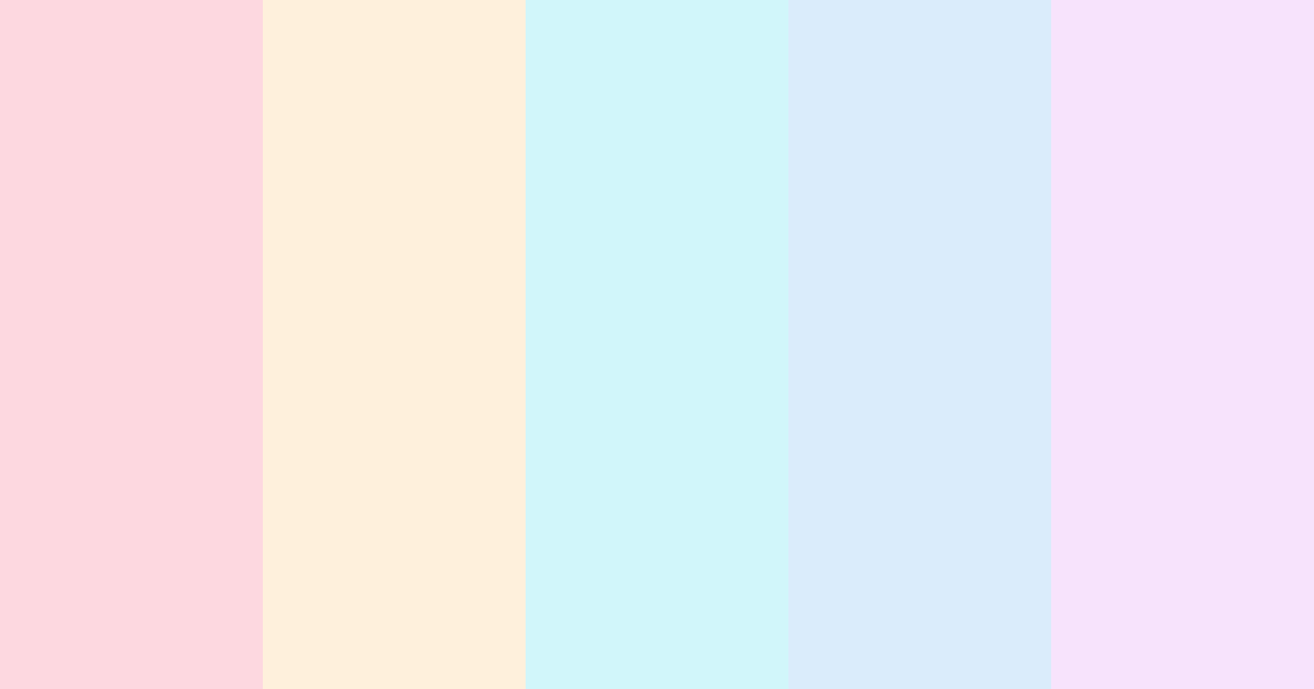 Download pastel pink blue color palette PNG image (landscape)