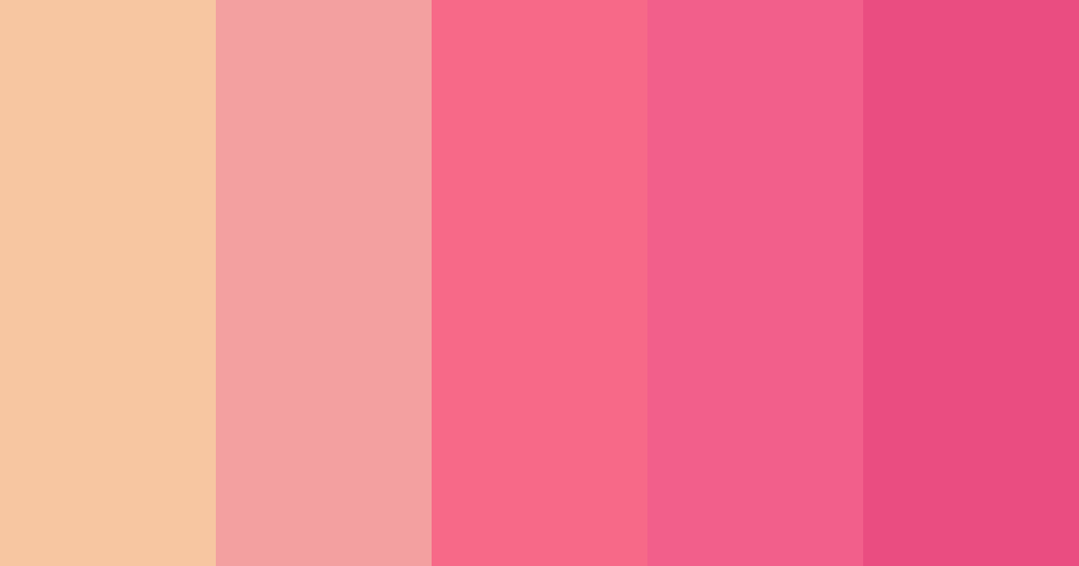 Download blush blossom color palette PNG image (landscape)