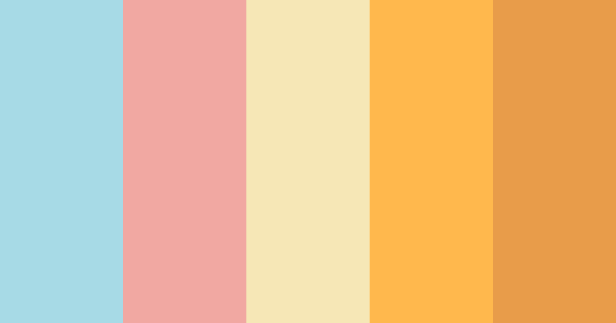 Download gentle sea breeze color palette PNG image (landscape)