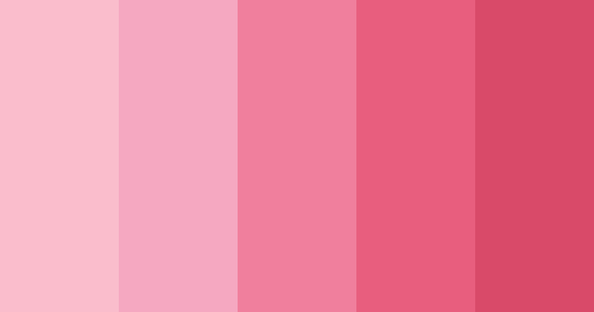 Download pink shades color palette PNG image (landscape)