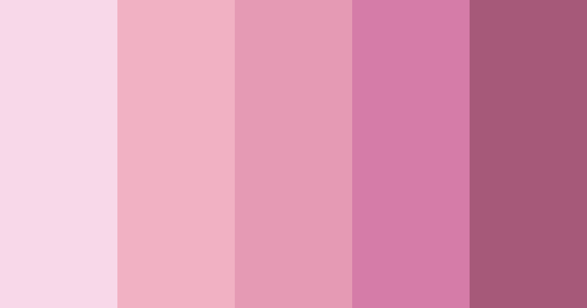 Download pink cherub color palette PNG image (landscape)