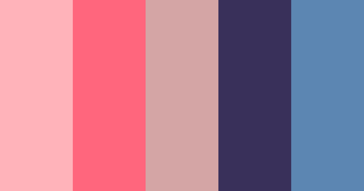 Download sweet serenity color palette PNG image (landscape)