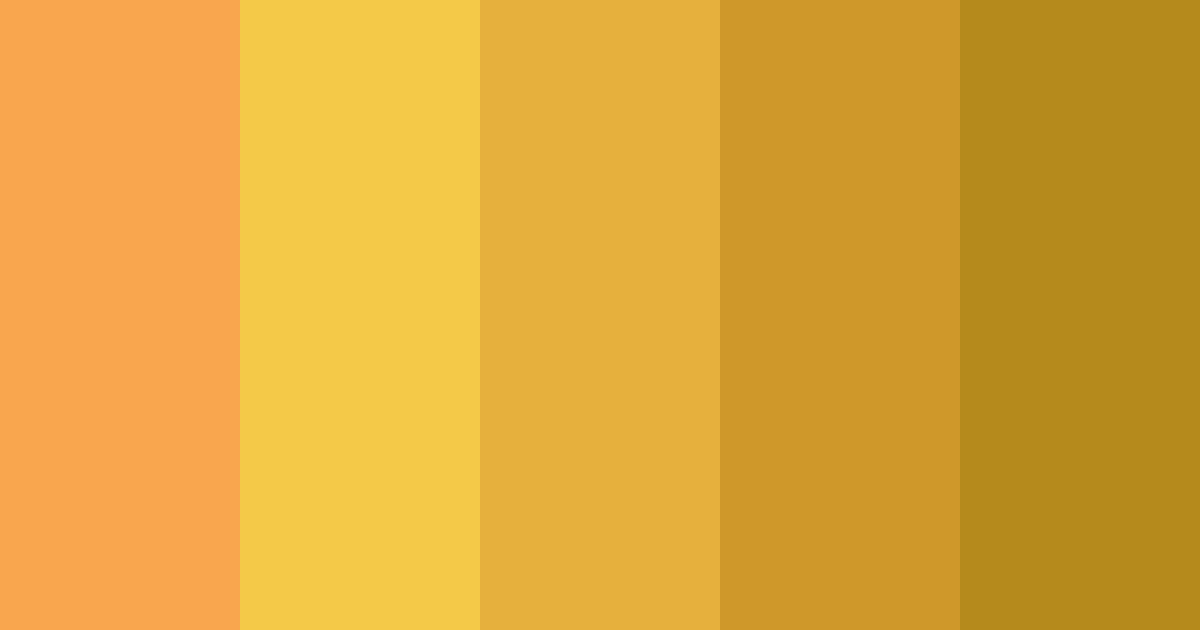 Download golden sunset color palette PNG image (landscape)