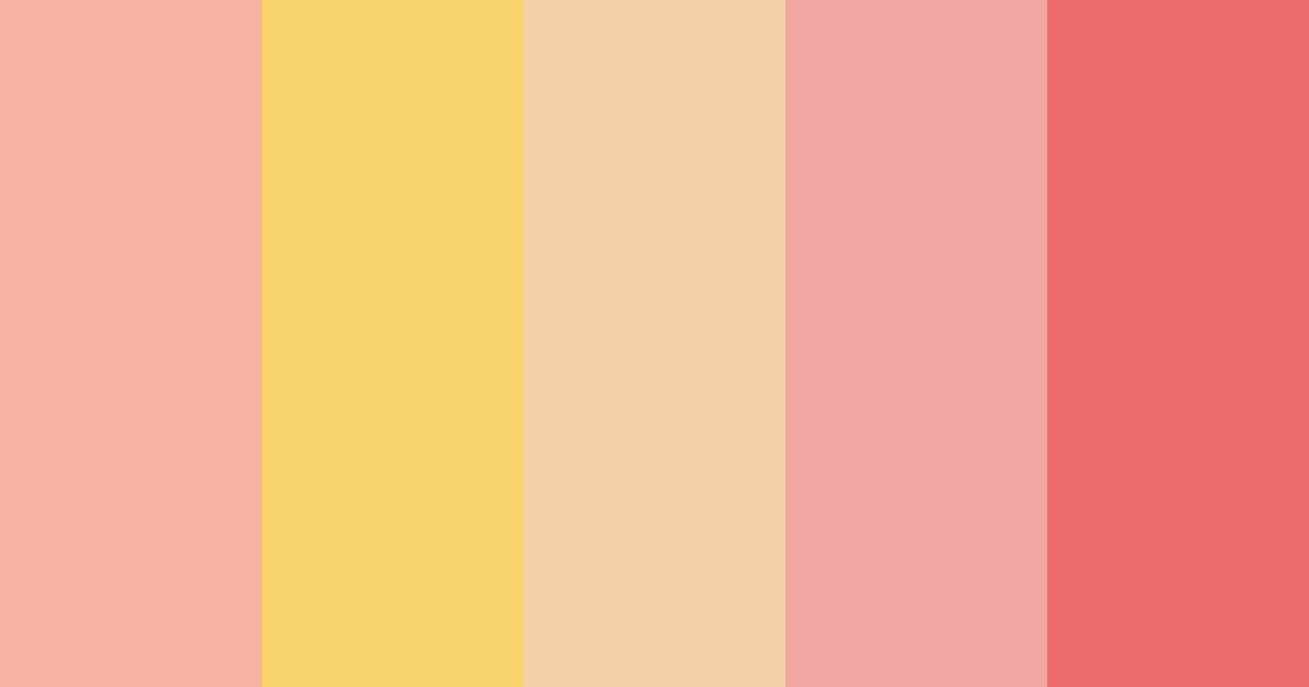 Download pink shell color palette PNG image (landscape)