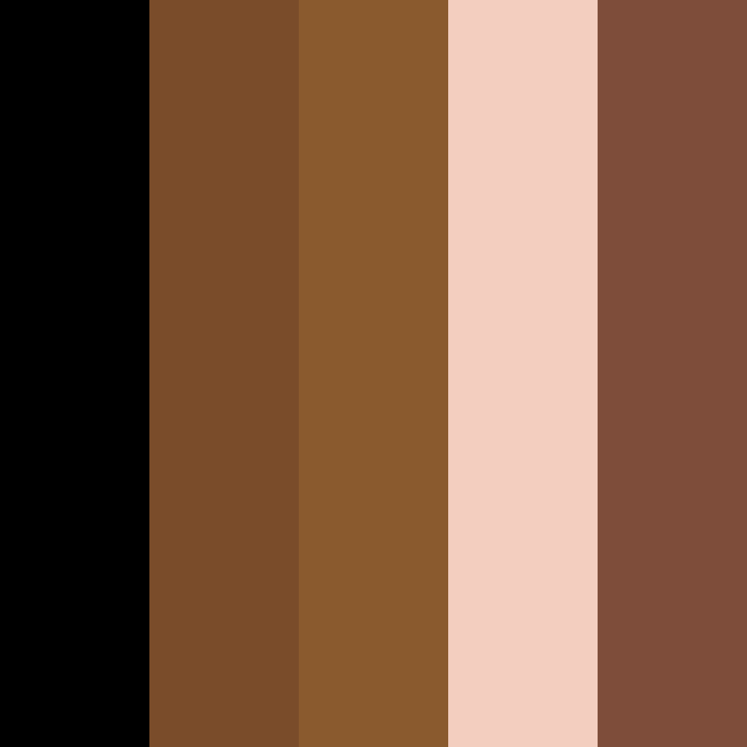 Download earthy elegance color palette PNG image (square)