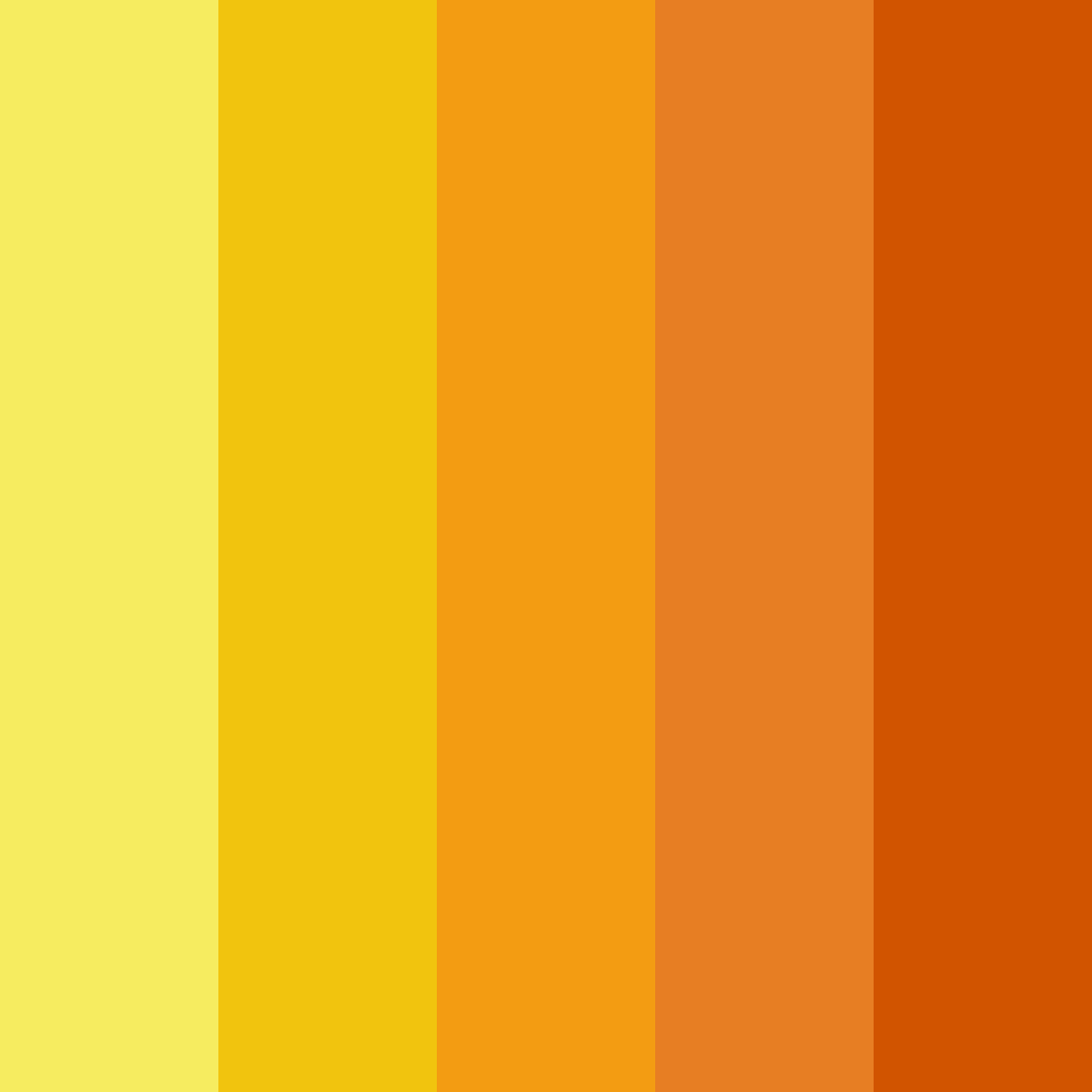 Download citrus serenade color palette PNG image (square)