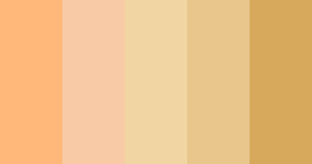 Download creamy comforts color palette PNG image (landscape)