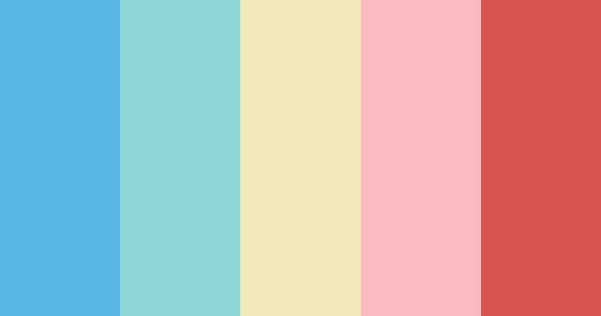 Download blue noah color palette PNG image (landscape)