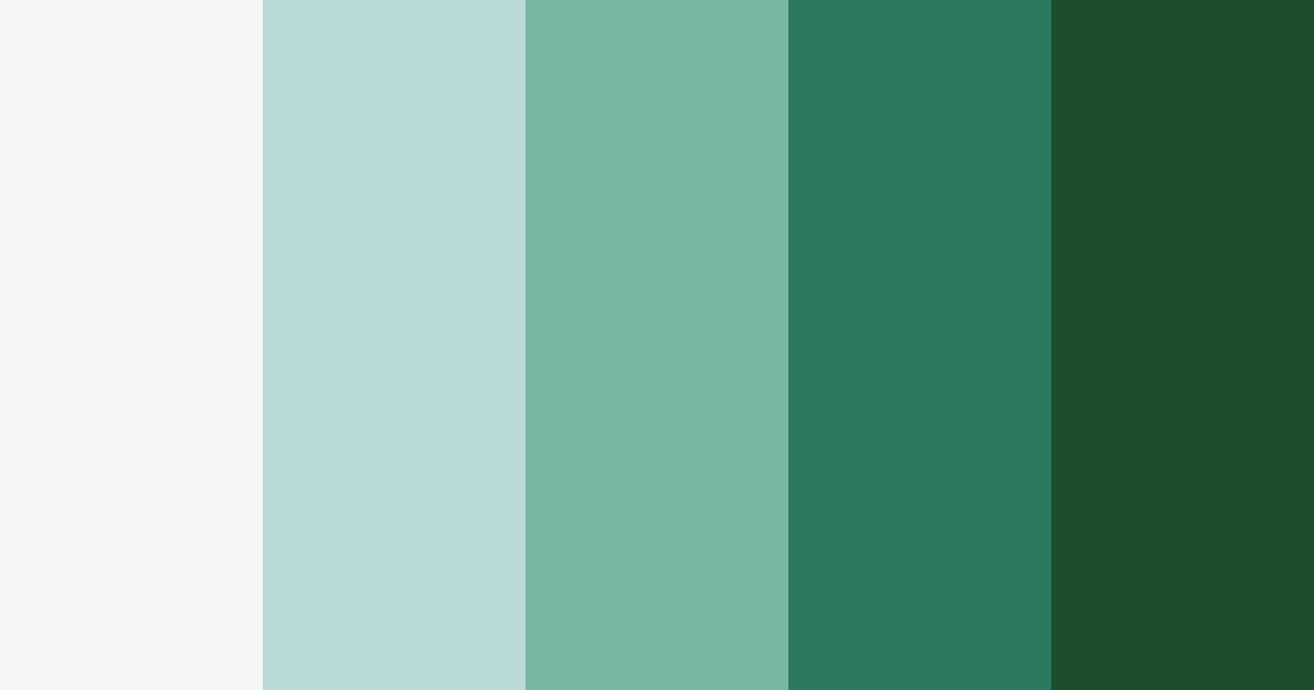 Teal Whitetail Color Palette