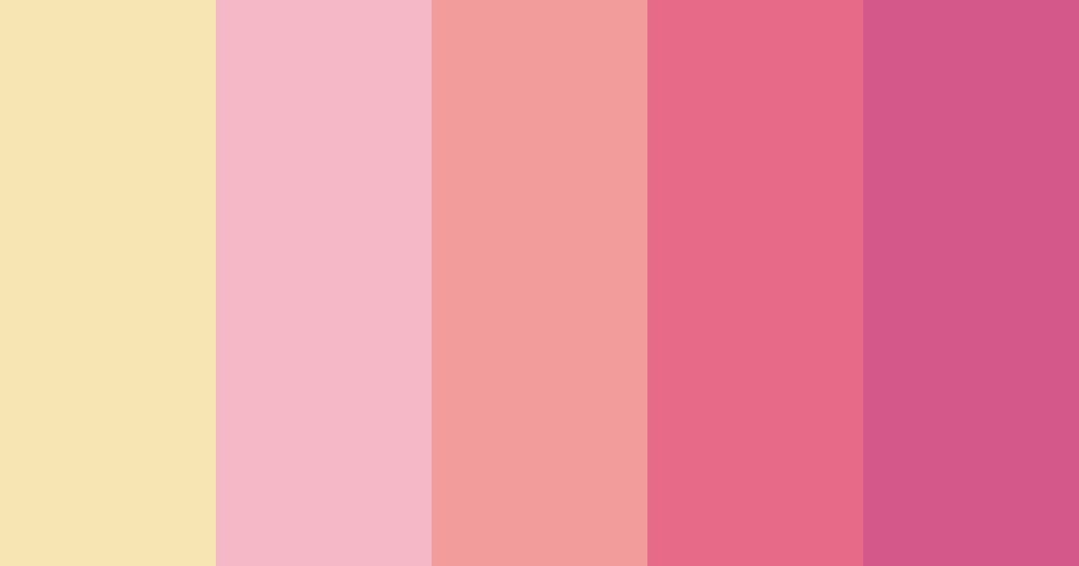 Download pink sugar color palette PNG image (landscape)