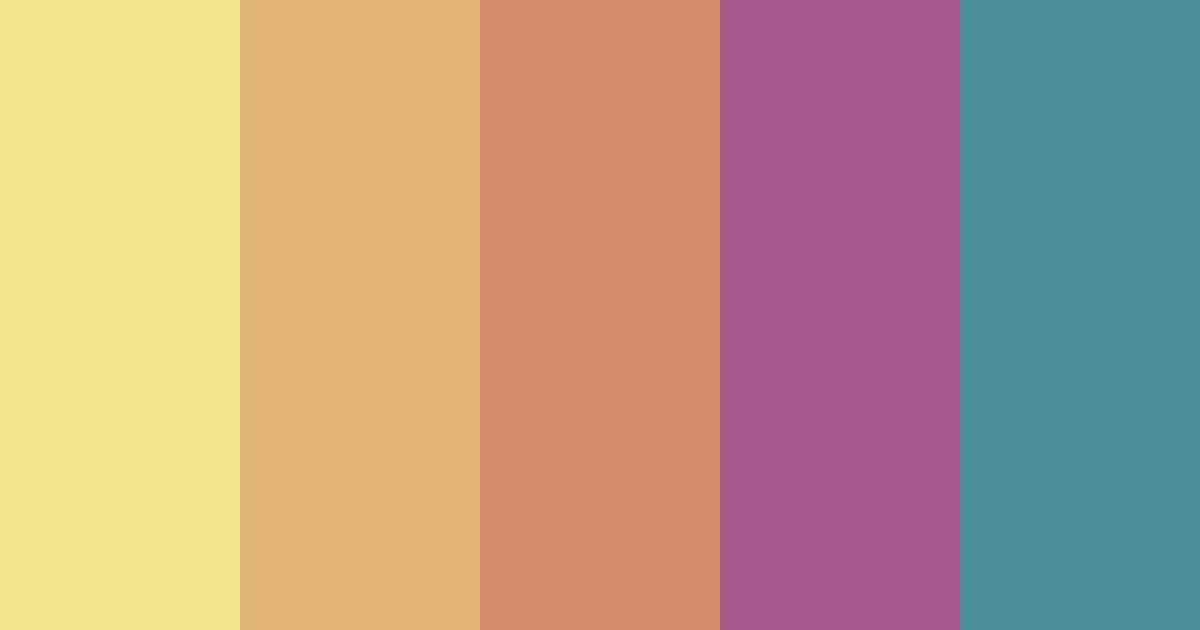 Download shades of yellow color palette PNG image (landscape)