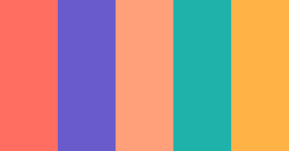 Download vibrant circus color palette PNG image (landscape)