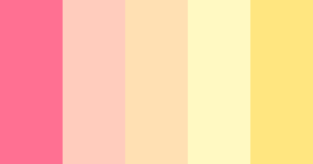 Download sweet confection dream color palette PNG image (landscape)