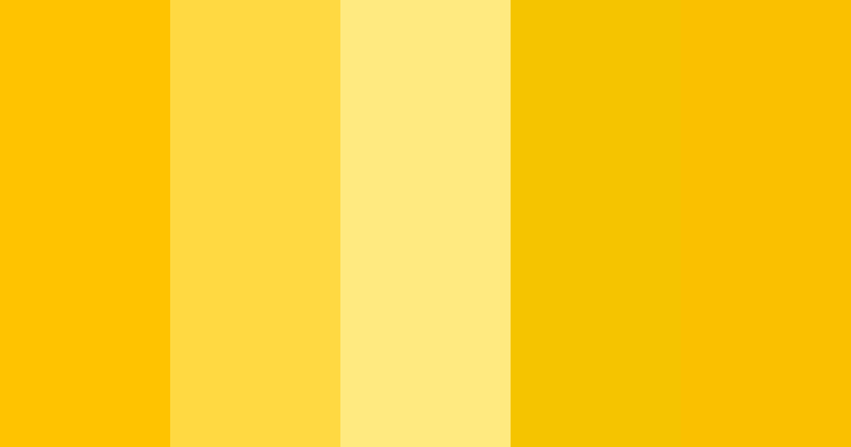 Download golden bloom color palette PNG image (landscape)