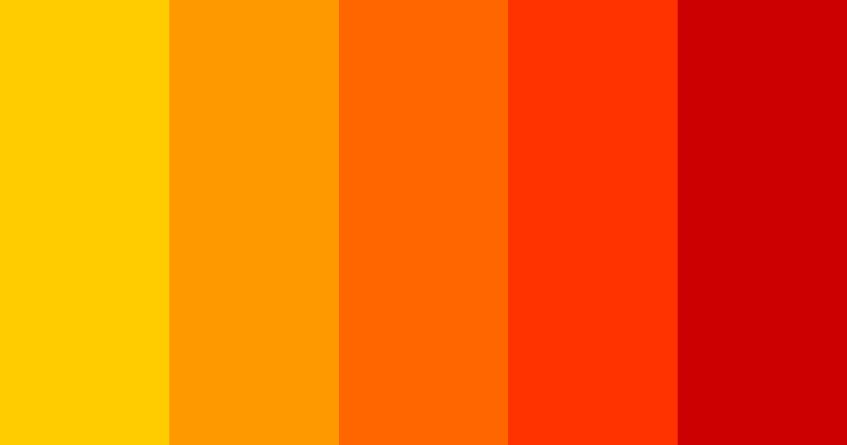 Shades of Red Color Palette