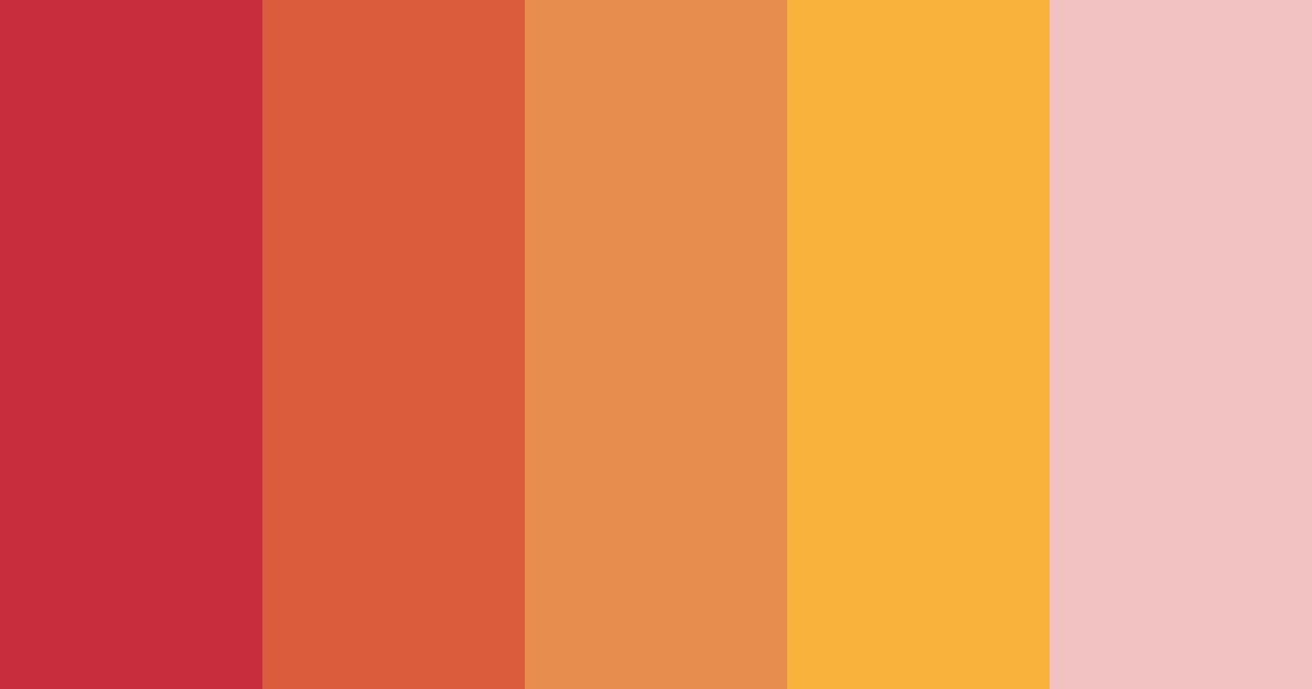Download royal red color palette PNG image (landscape)
